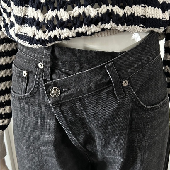 Agolde Criss Cross Straight Leg Jeans - Picture 8 of 10